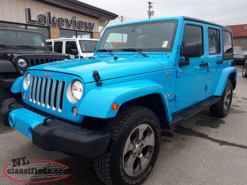 Less than 12,000 km!! 2017 Jeep Wrangler Unlimited Sahara Less than 12,000 km!! 2017 Jeep Wrangler Unlimited Sahara