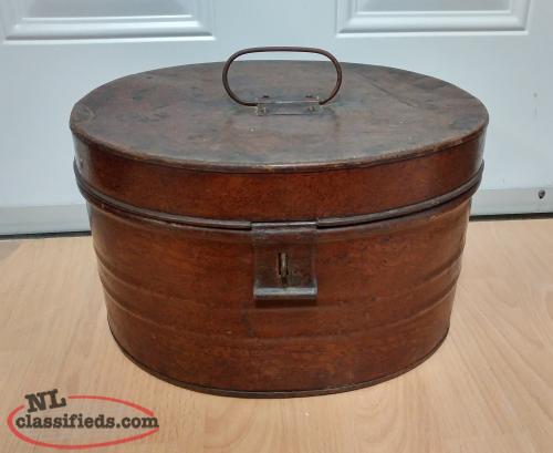 Download Antique Metal Hat Box Storage - St. John's, Newfoundland ... Yellowimages Mockups