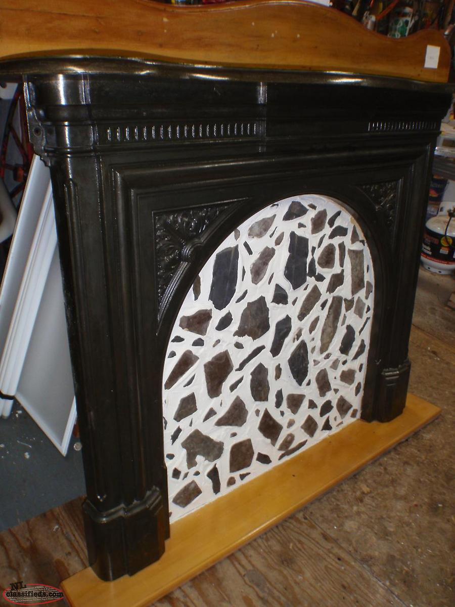 Old Cast Iron Fireplace From St John S Grand Falls Windsor