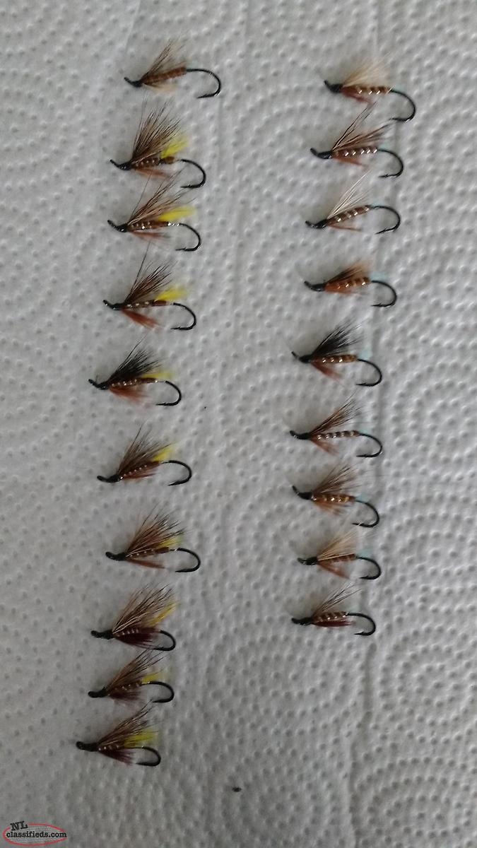 Nl and Labrador Salmon Flies Bombers and Bugs Trout Flies Torbay