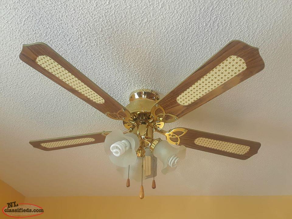 Ceiling Fan Oak Trim Catalina Newfoundland Labrador Nl
