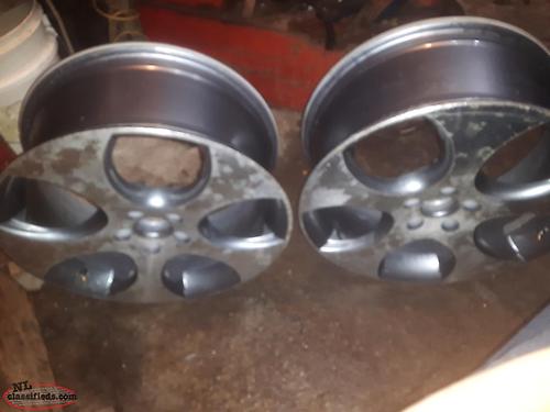 FOUR 17" Aluminum Wheels