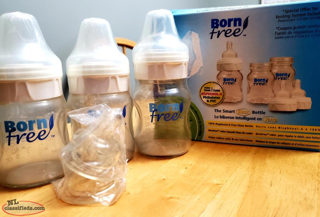 born free glass bottles 5 oz