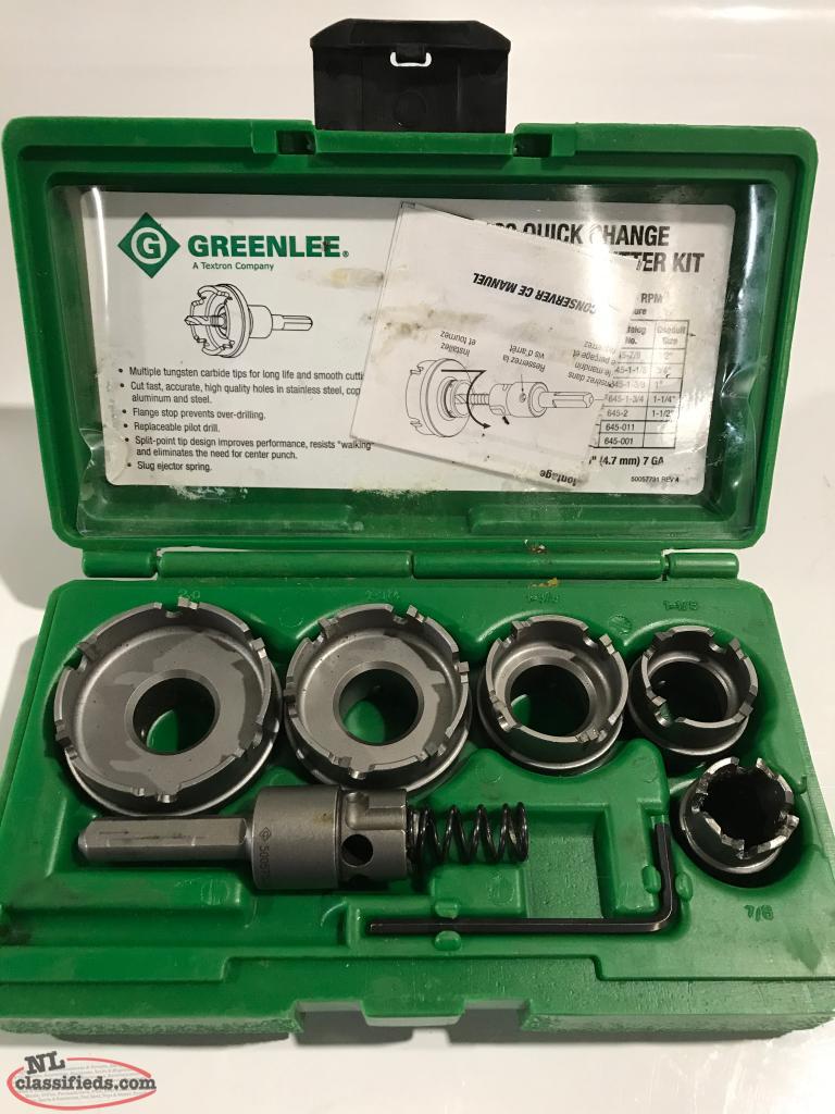 Greenlee carbide hole saw Salmon Cove, Newfoundland Labrador NL