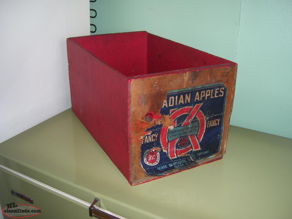 vintage apple box Grand FallsWindsor, Newfoundland Labrador NL
