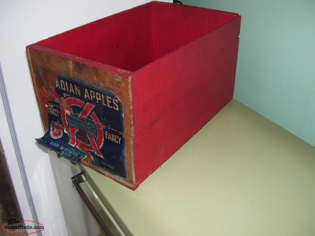 vintage apple box Grand FallsWindsor, Newfoundland Labrador NL Classifieds
