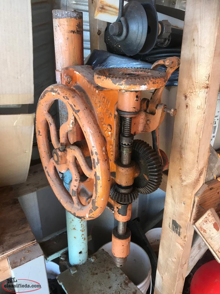 Old manual Drill Press Upper Island Cove, Newfoundland Labrador NL