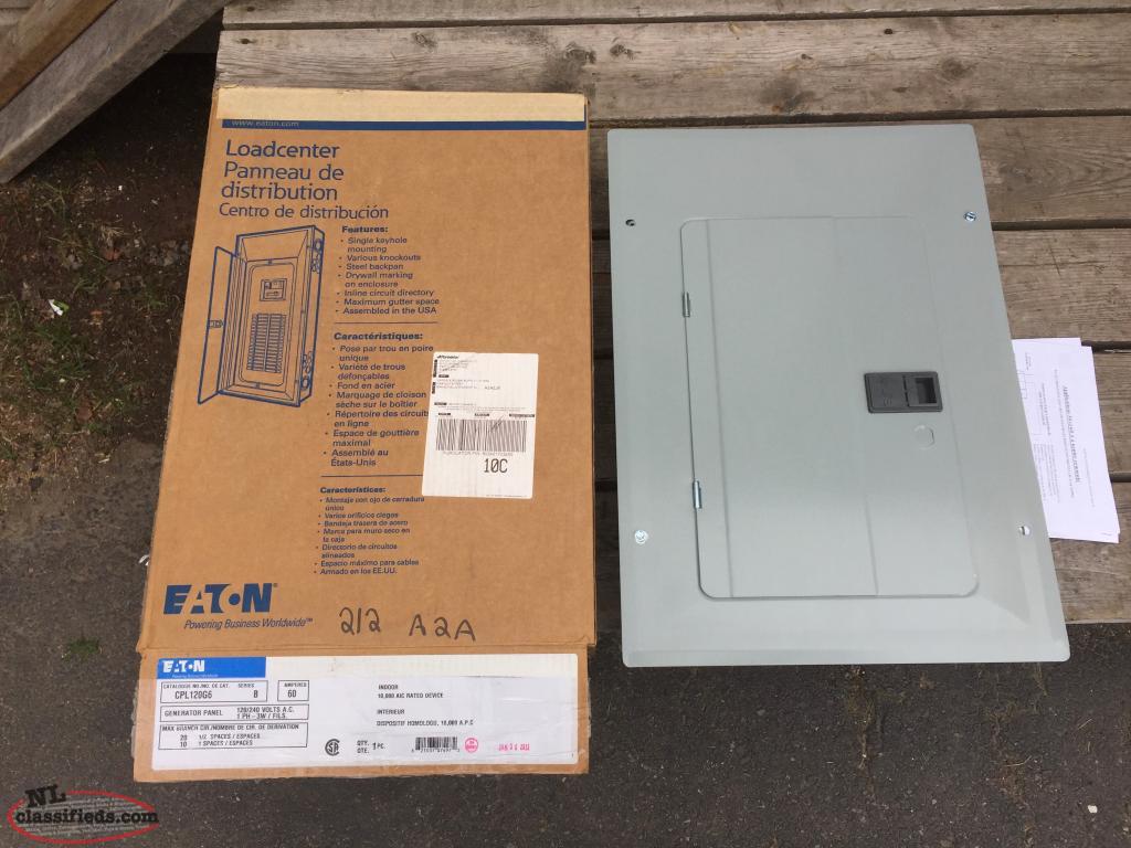 Eaton Generator Panel Grand FallsWindsor, Newfoundland Labrador NL