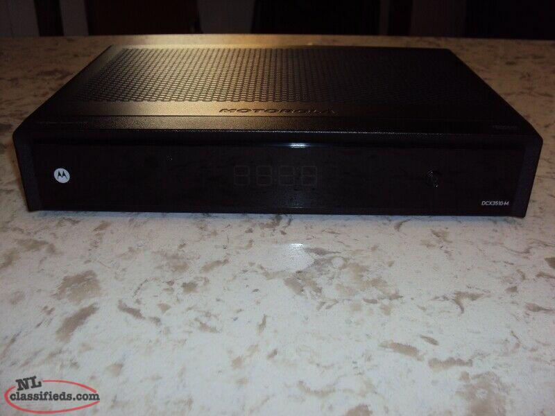 Motorola Nextbox HD Dual Tuner DVR Dolby Digital Plus DCX3510M Cable
