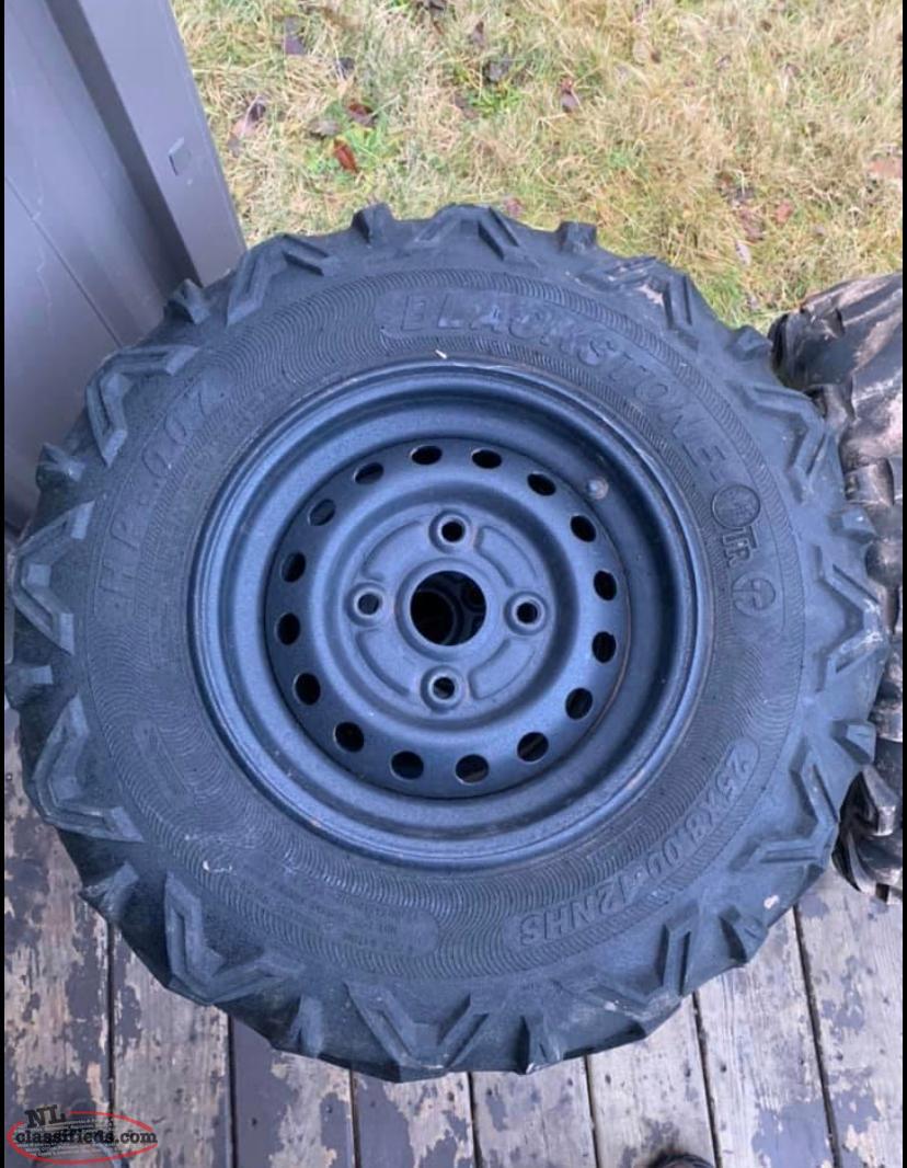 4 blackstone tires on rims Grand Falls Windsor, Newfoundland