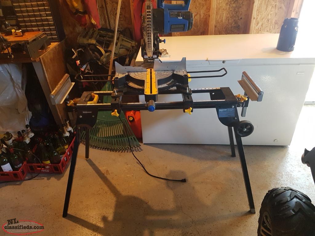 Mastercraft 10" Sliding Compound miter Saw and Mastercraft Miter Saw