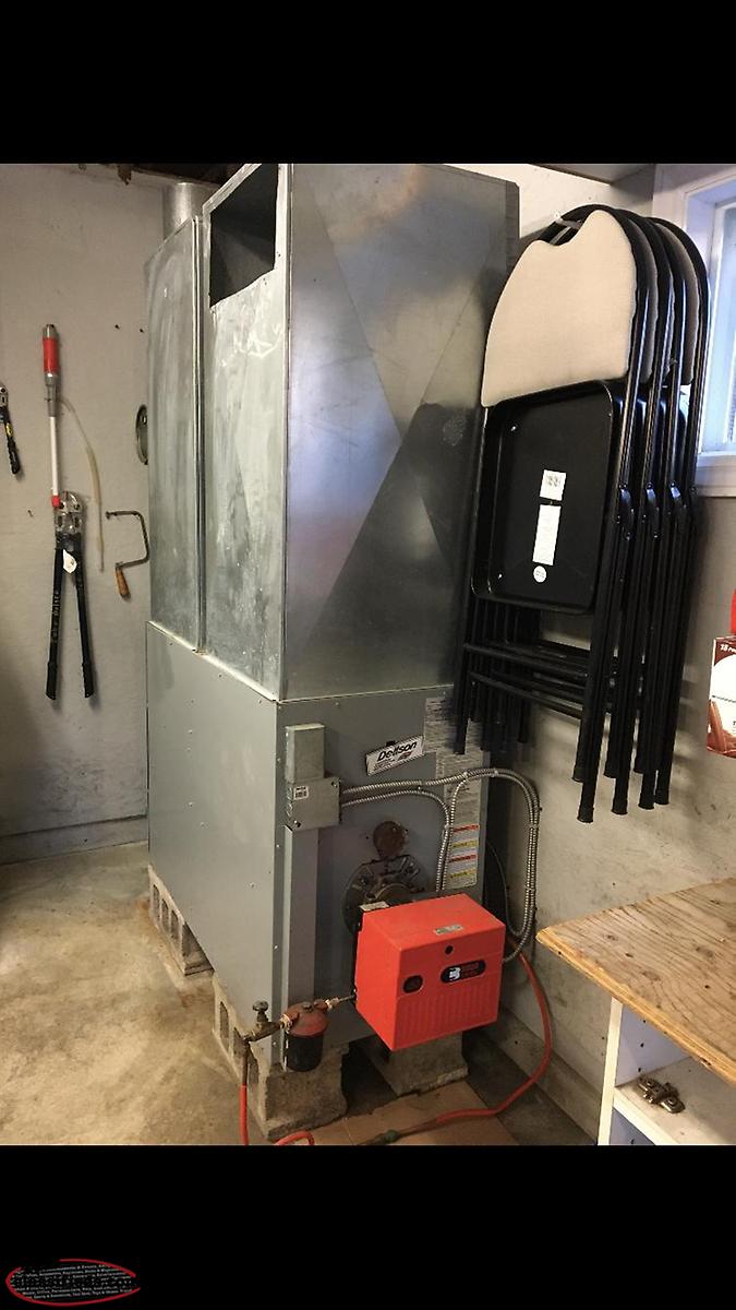 Hot air furnace with high efficiency burner St.john’s, Newfoundland