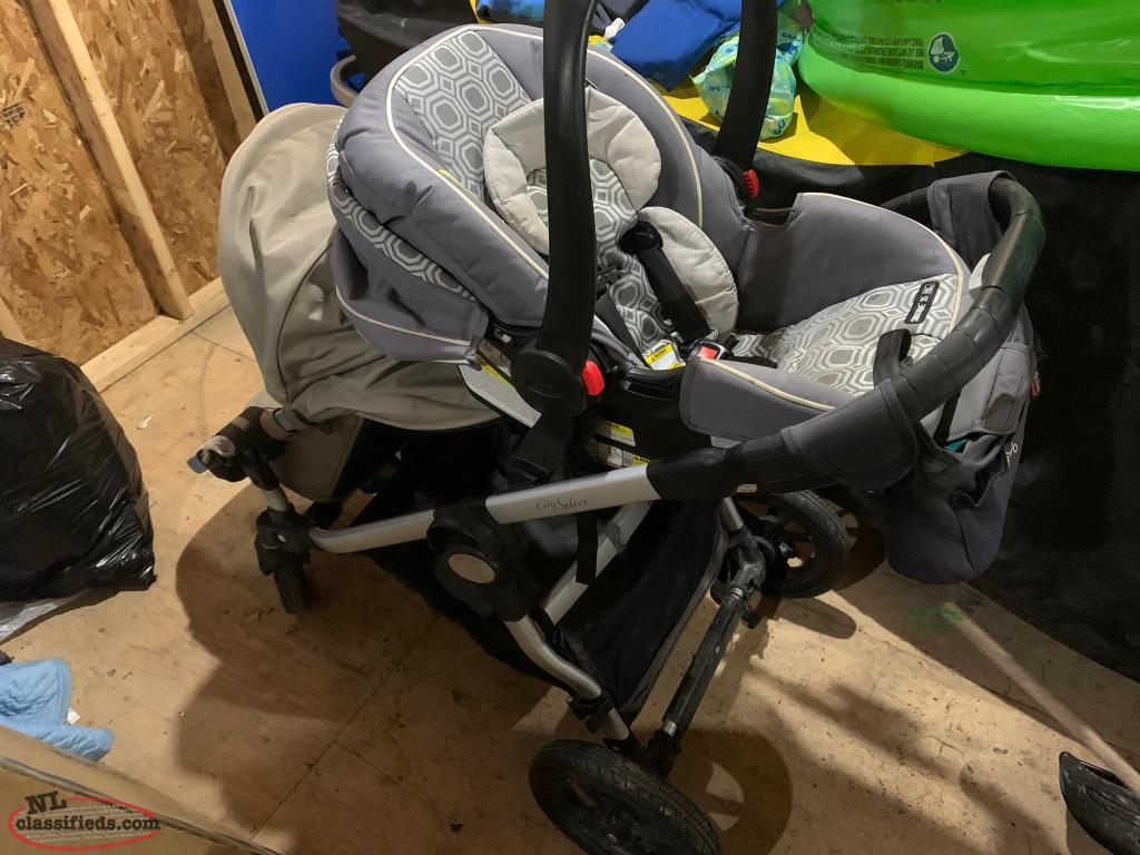 Double city select jogger stroller and infant car seat Port Saunders