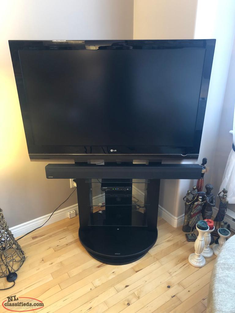 LG TV and Swivel Stand sale St. John’s, Newfoundland Labrador NL Classifieds
