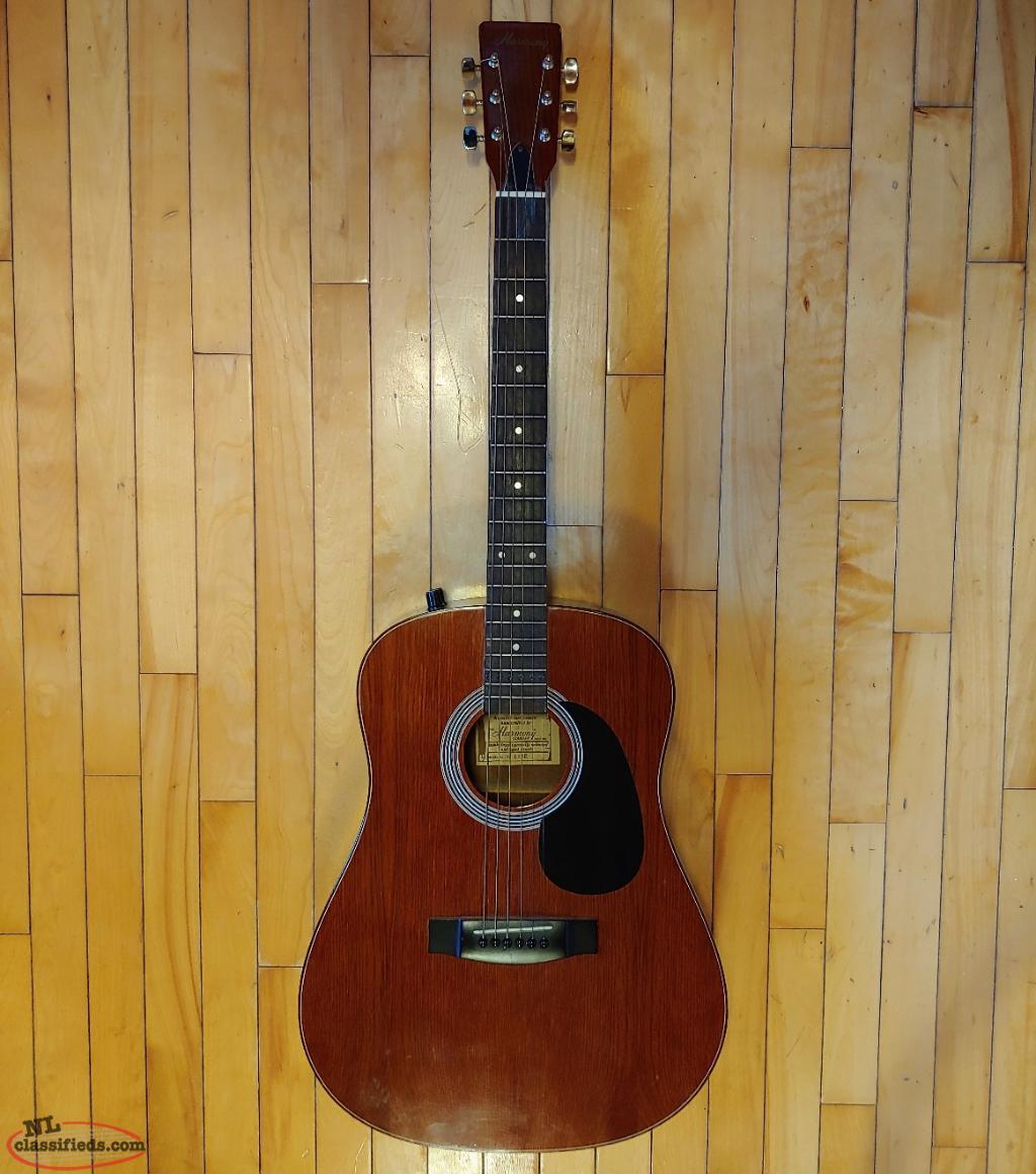 Vintage 1970's Harmony H162E Electric Acoustic Guitar St. John's
