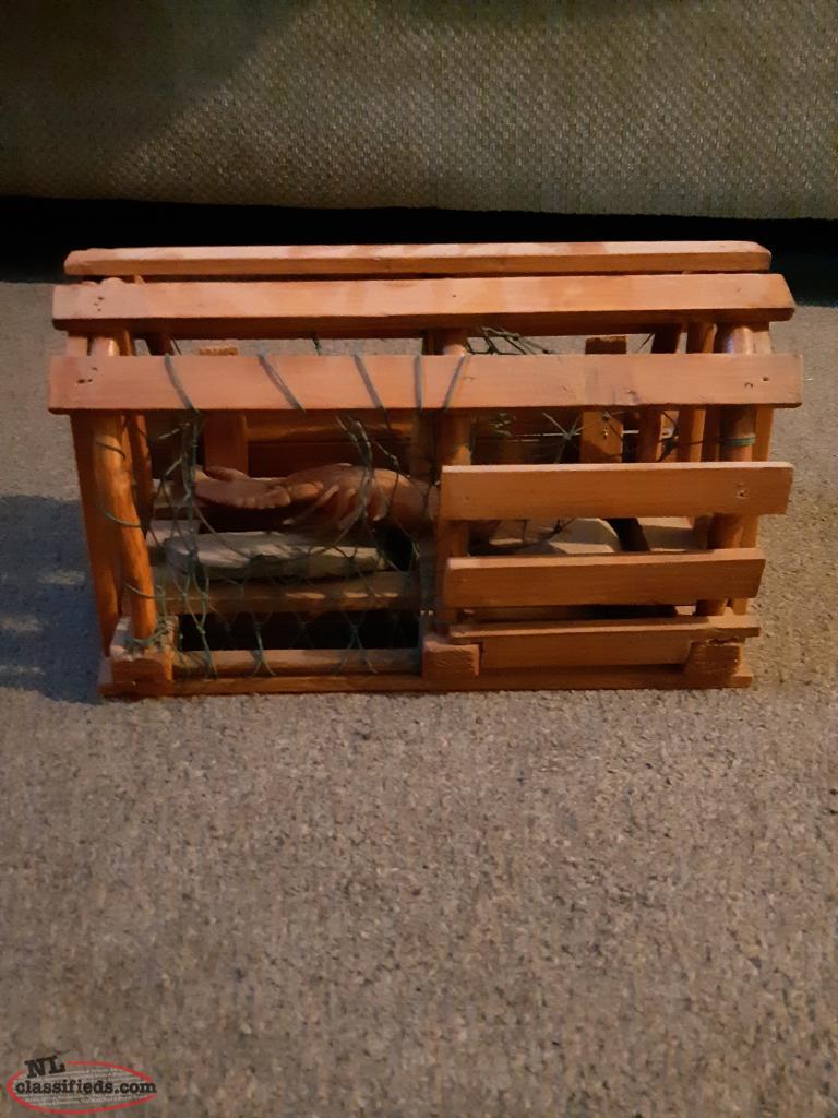 HAND MADE WOODEN LOBSTER TRAP7387708 Stjohns, Newfoundland Labrador