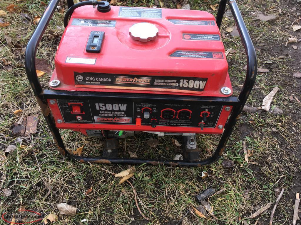 King Canada 1500w generator Corner Brook, Newfoundland Labrador NL