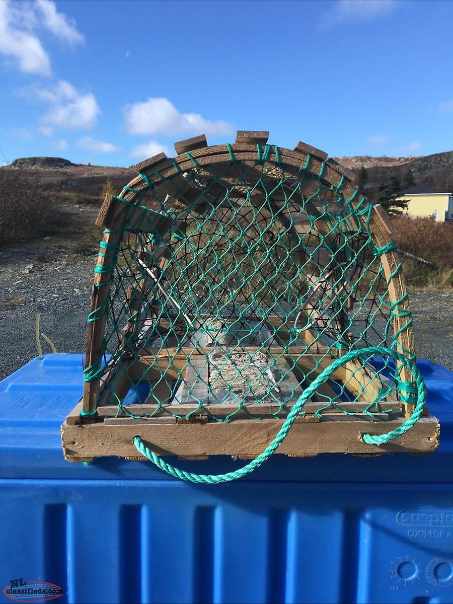 Wooden Lobster Pots Upper Island Cove, Newfoundland Labrador NL