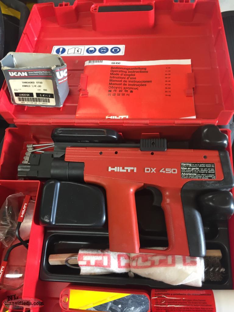 Hilti Gun DX 450 Whitbourne, Newfoundland Labrador NL Classifieds