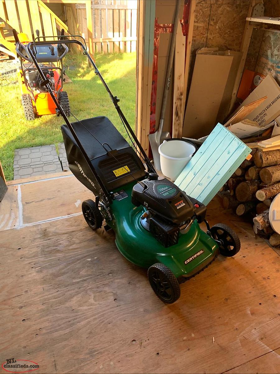 Certified Lawn Mower Paradise, Newfoundland Labrador NL Classifieds