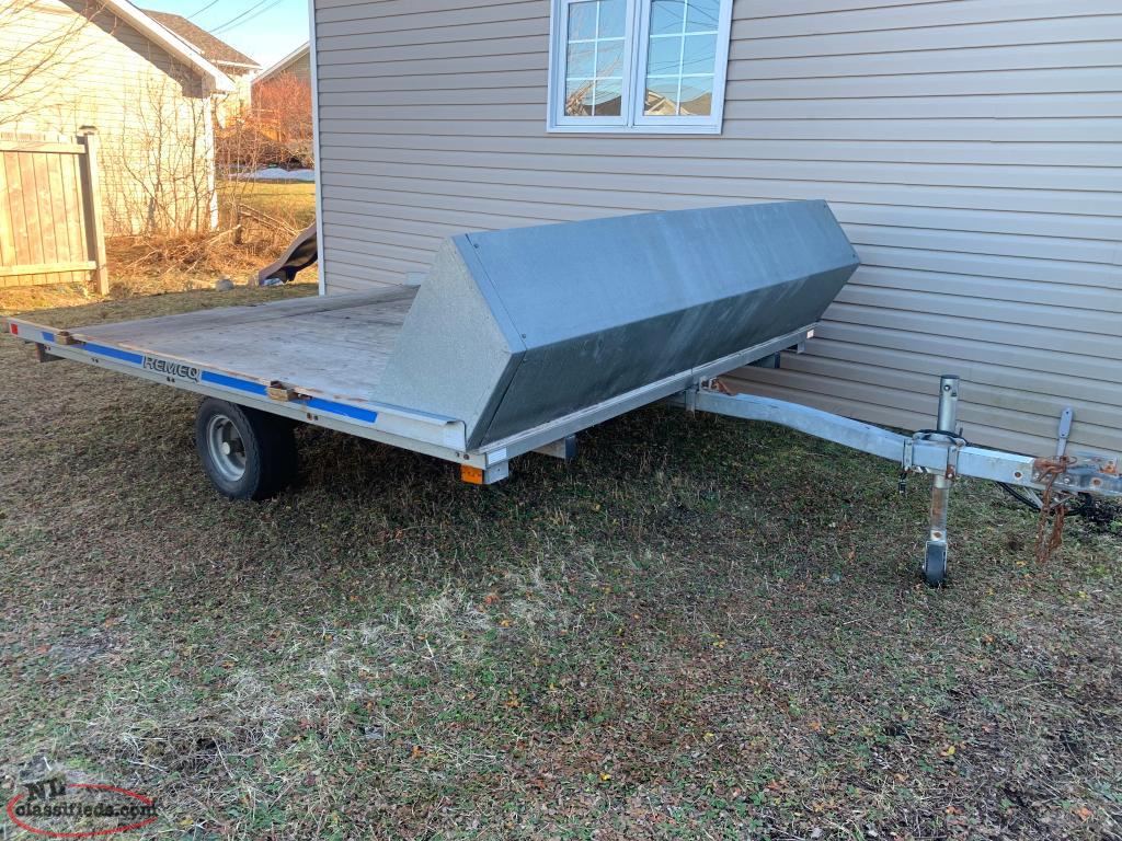 Galvanized Double Snowmobile / 8' x10' Utility Trailer Gander, Newfoundland Labrador NL