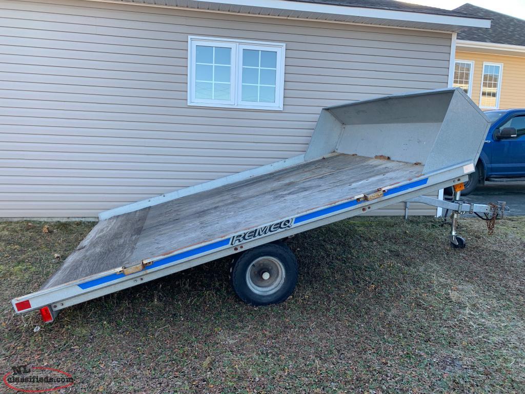 Galvanized Double Snowmobile / 8' x10' Utility Trailer Gander, Newfoundland Labrador NL