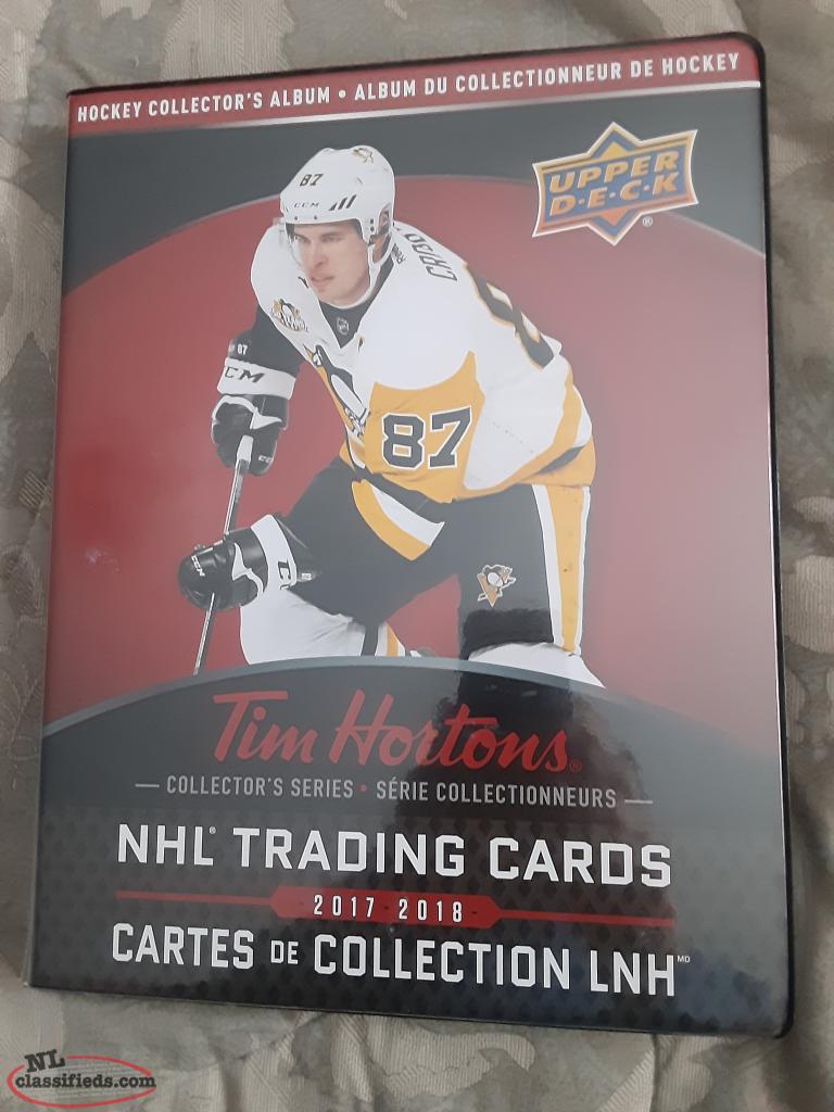 20172018 Tim hortons hockey cards GrandfallsWindsor, Newfoundland