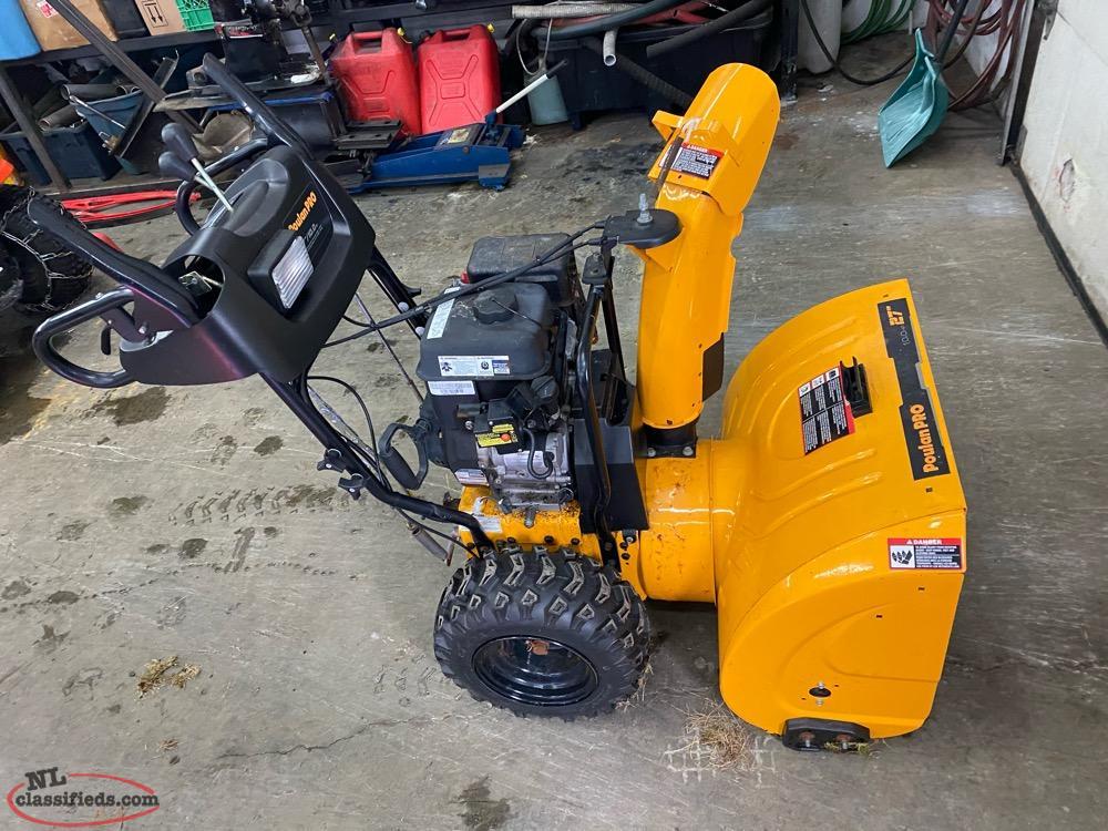 Poulan Snowblower Paradise, Newfoundland Labrador NL Classifieds