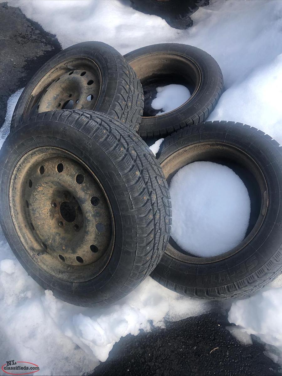 205 60R 16 Studded Winter Tires and Rims Paradise, Newfoundland Labrador NL Classifieds
