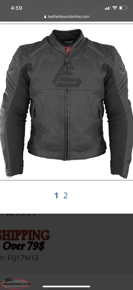 fieldsheer shadow leather jacket