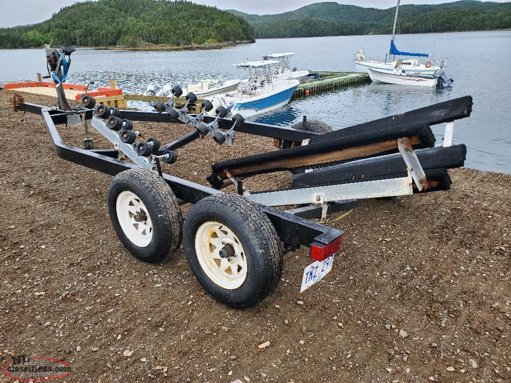 Double Axle Boat Trailer Trailer Only 2 3500lb Axles Triton
