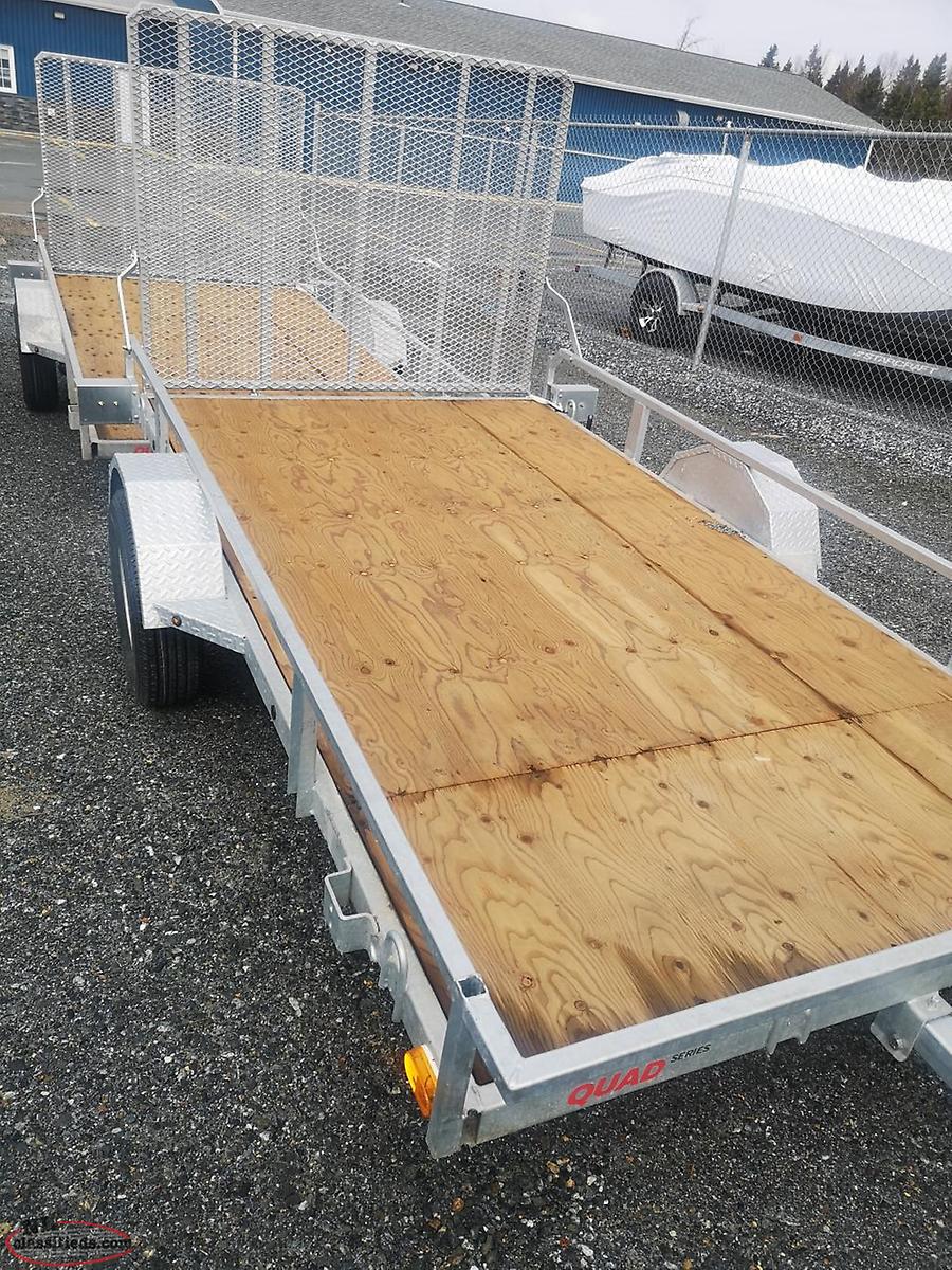 2022 GALVANIZED SINGLE AXLE ATV TRAILER 68” X 123” Gander