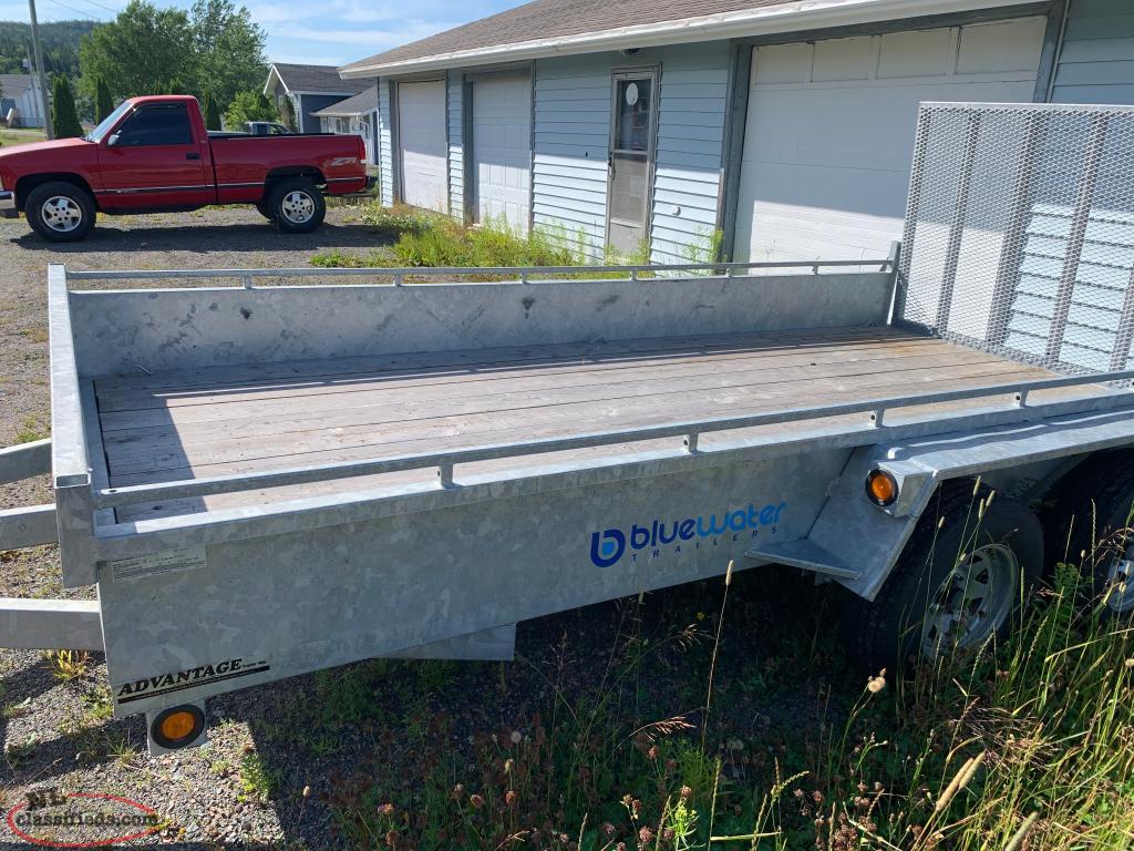2022 Bluewater Galvanized Landscape Trailer Queen's Cove