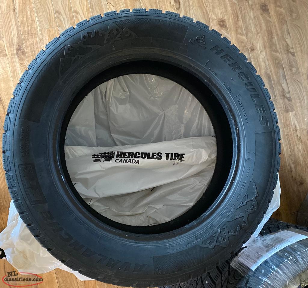 Hercules Avalanche Studded Winter Tires 225/60R18 St. John’s