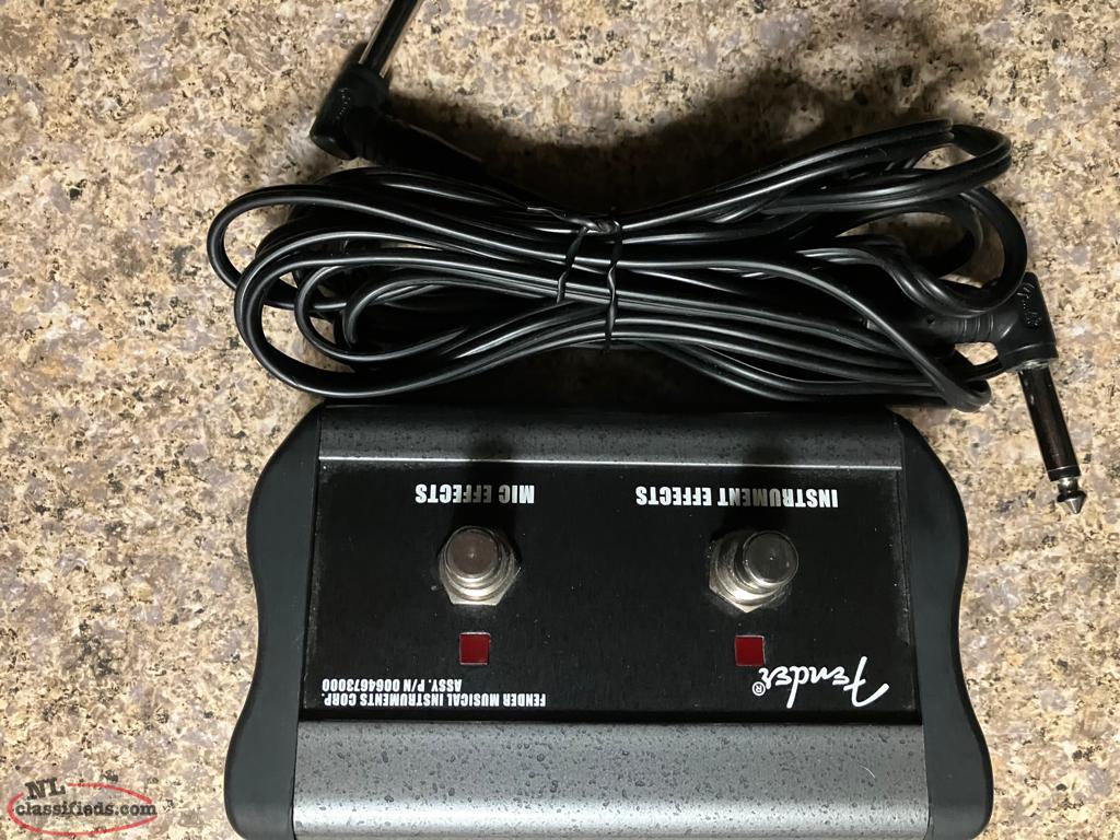 Fender Acoustic Guitar Amp Foot Switch Dildo/carbonear, Newfoundland