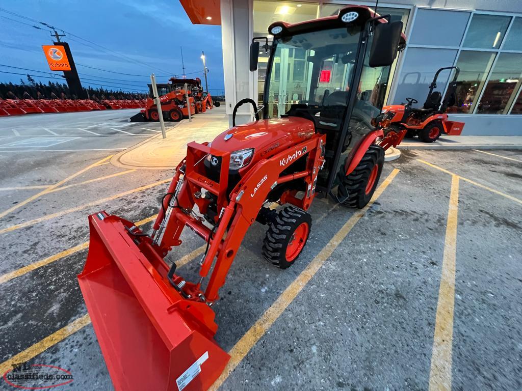 Kubota LX2610 Deluxe Cab TractorLoaderBackhoe St. John's