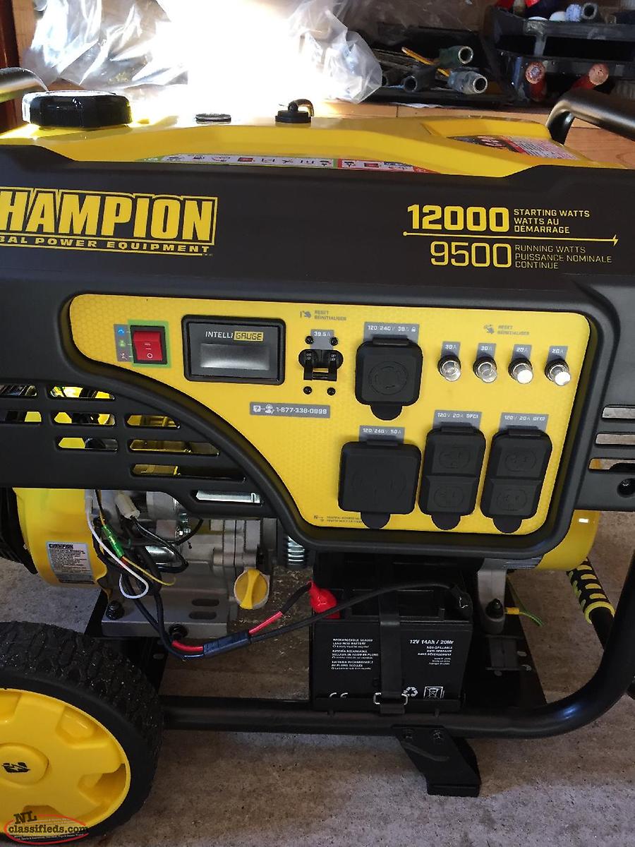 Champion Generator St. John’s, Newfoundland Labrador NL Classifieds