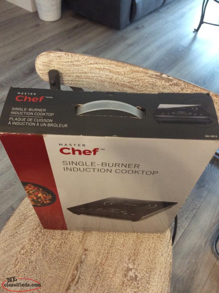 New Master Chef singleBurner Induction Cooktop St.john’s