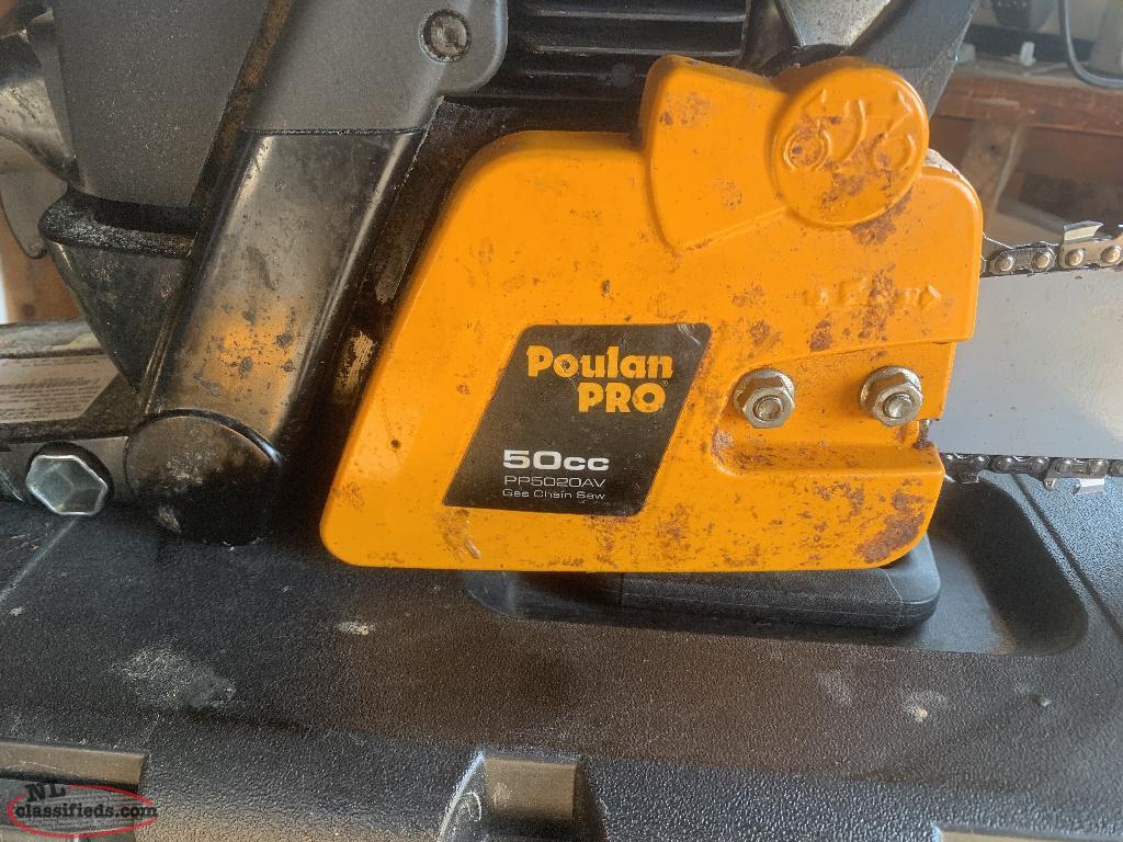 Poulan Pro 50cc Chainsaw Corner Brook, Newfoundland Labrador NL