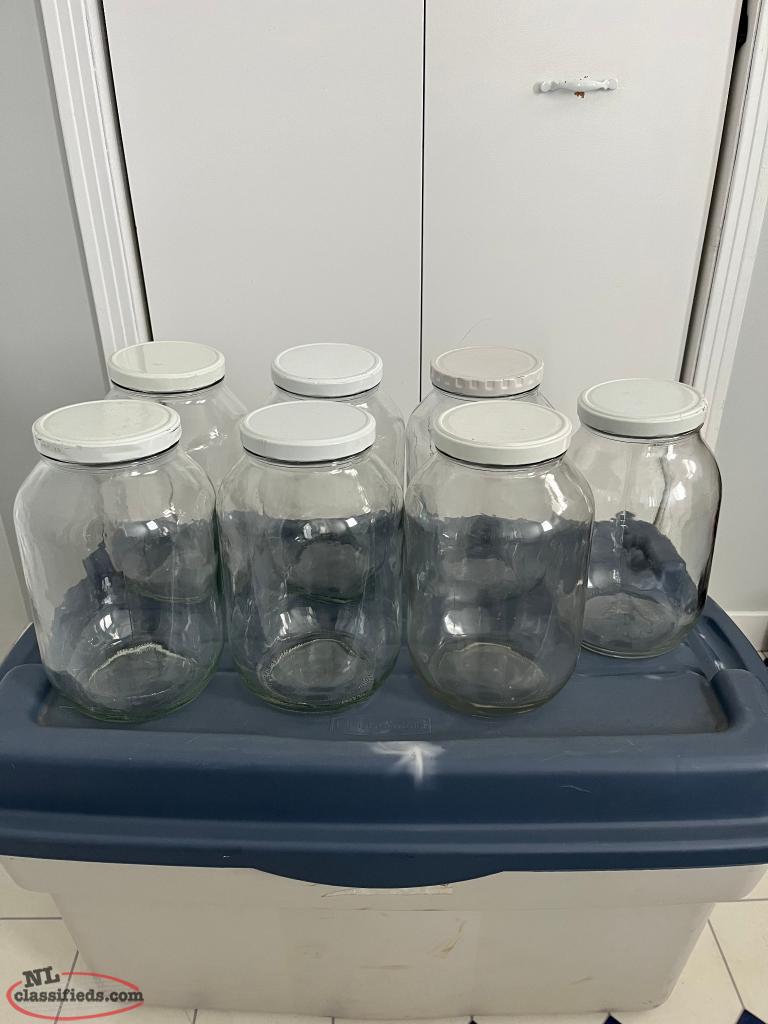 Large glass jars Corner Brook, Newfoundland Labrador NL Classifieds