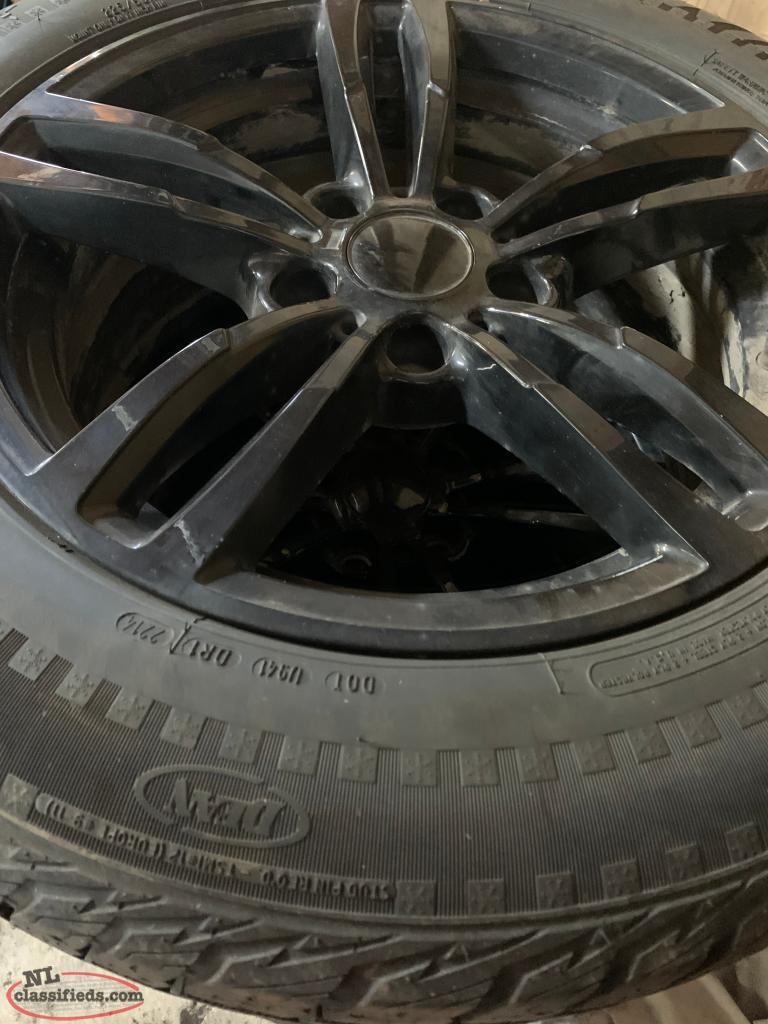 Studded Winter Tires and Rims Burin, Newfoundland Labrador NL