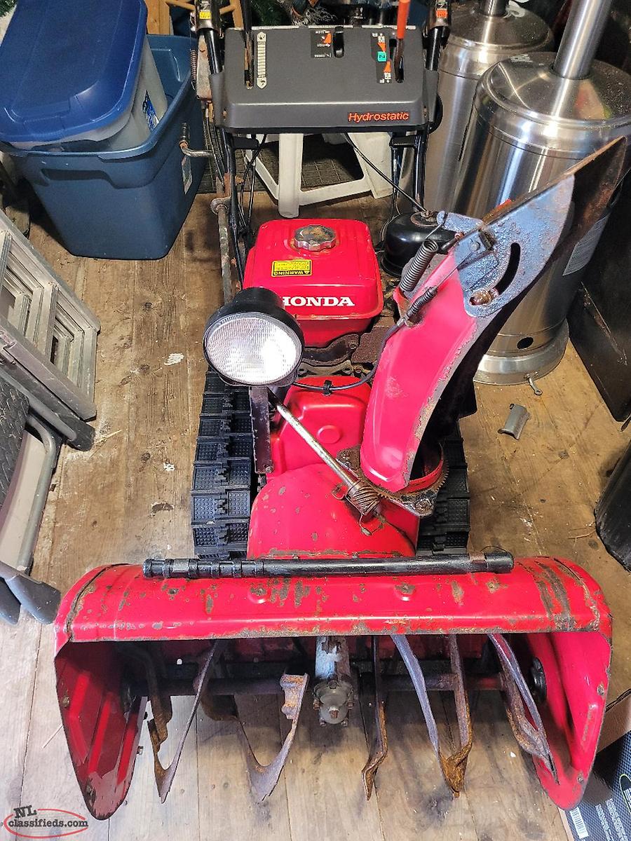 9/28 Honda Snowblower Paradise, Newfoundland Labrador NL Classifieds