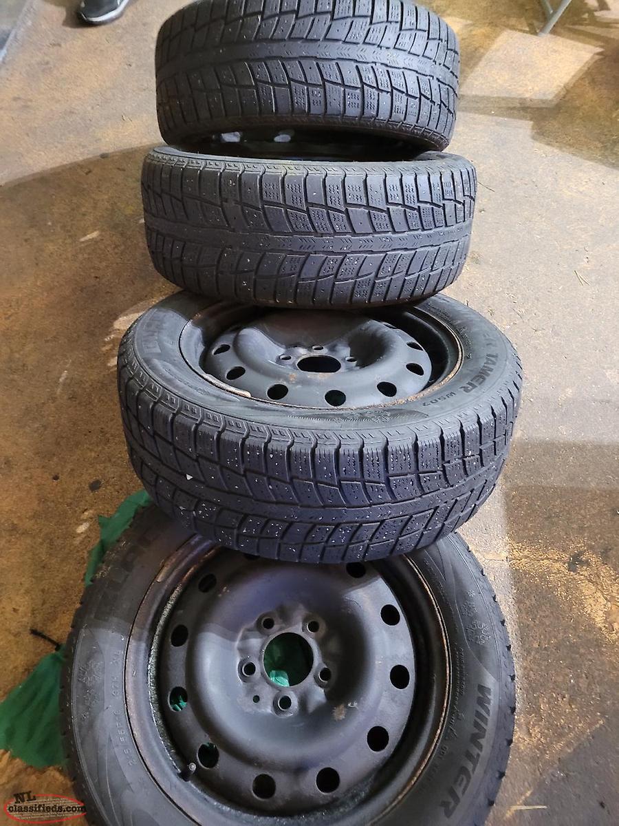 16" WINTER TIRES & RIMS for SALE Placentia, Newfoundland Labrador