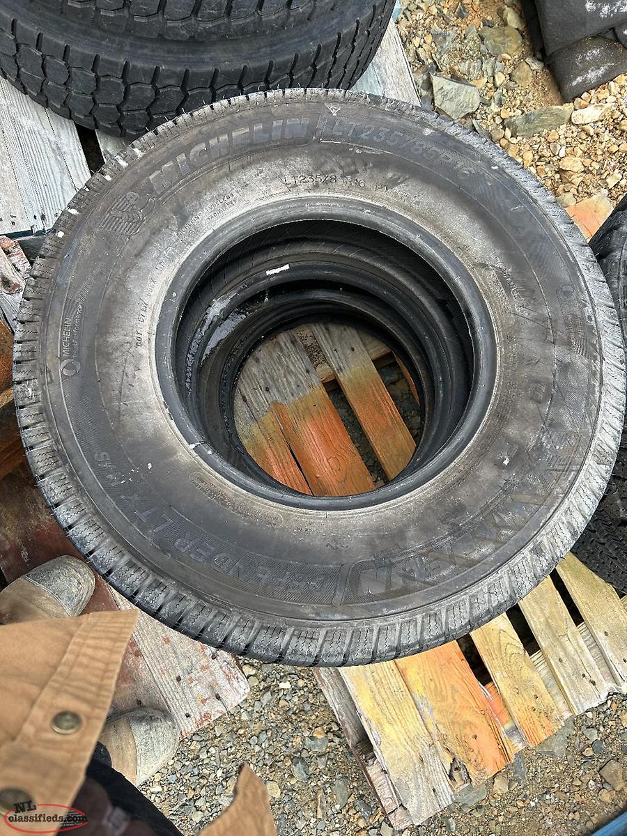 6 Michelin Defender LT Mud/Snow Tires Paradise, Newfoundland Labrador