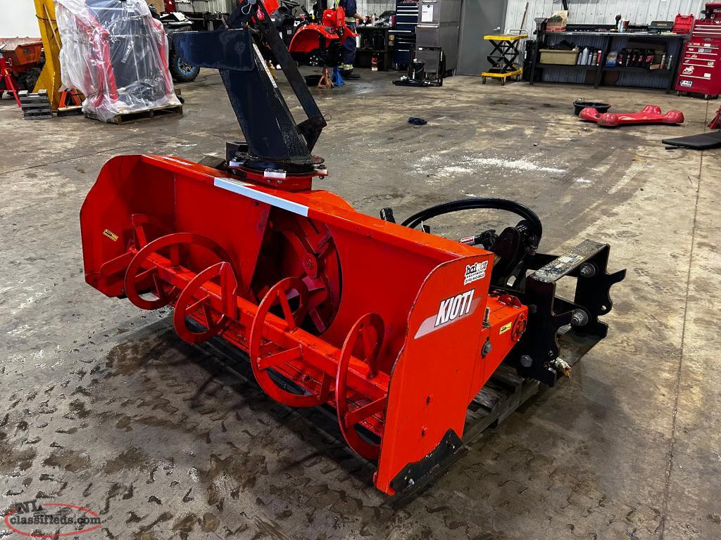 Demo Kioti Front Snow blower Only fits the CK series Tractors Mount