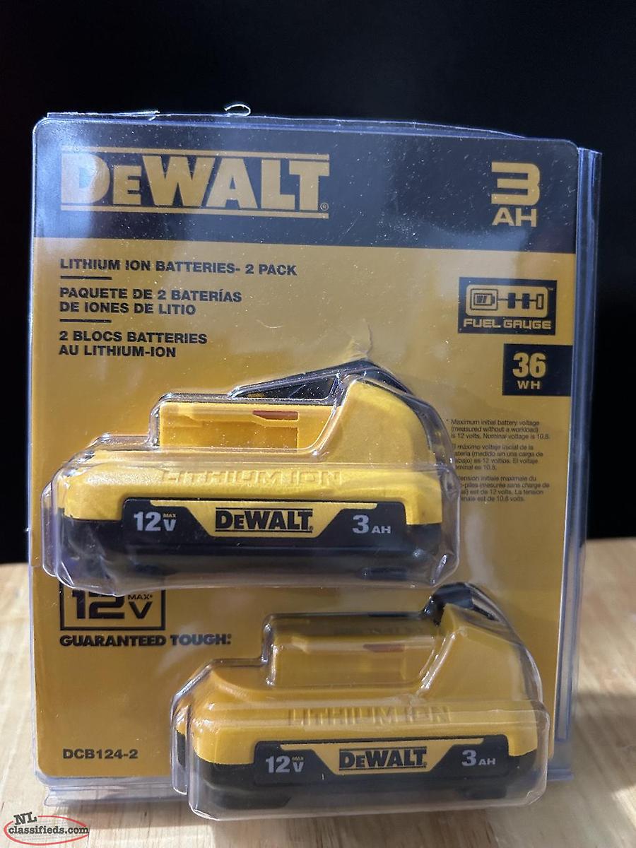DeWalt 12V Batteries Portugal Cove, Newfoundland Labrador NL