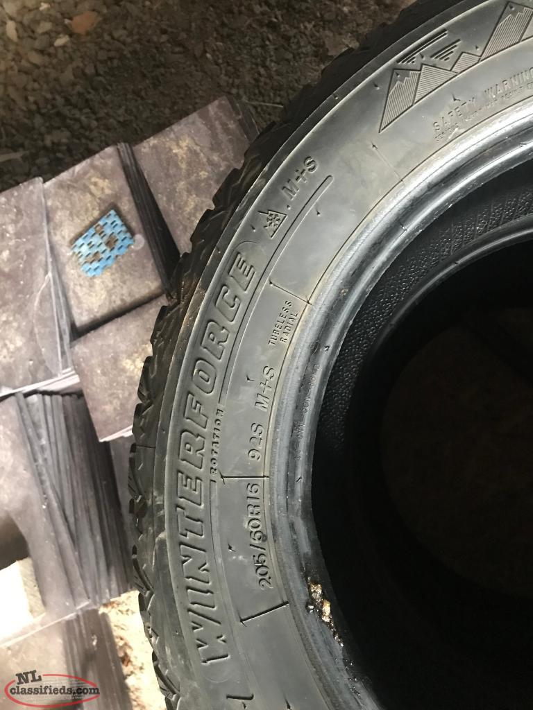 Winter tires for sale Clarenville, Newfoundland Labrador NL Classifieds