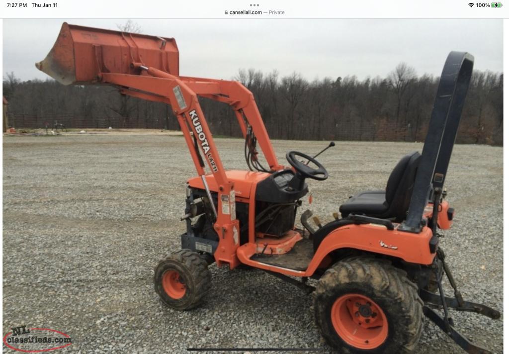 Kubota bx2200 tractor with loader for sale 610 hrs St Davids