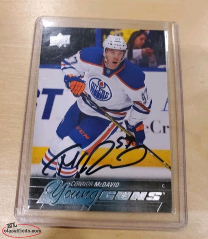 Connor Mcdavid Young Guns Rookie Card Stephenville, Newfoundland Labrador NL