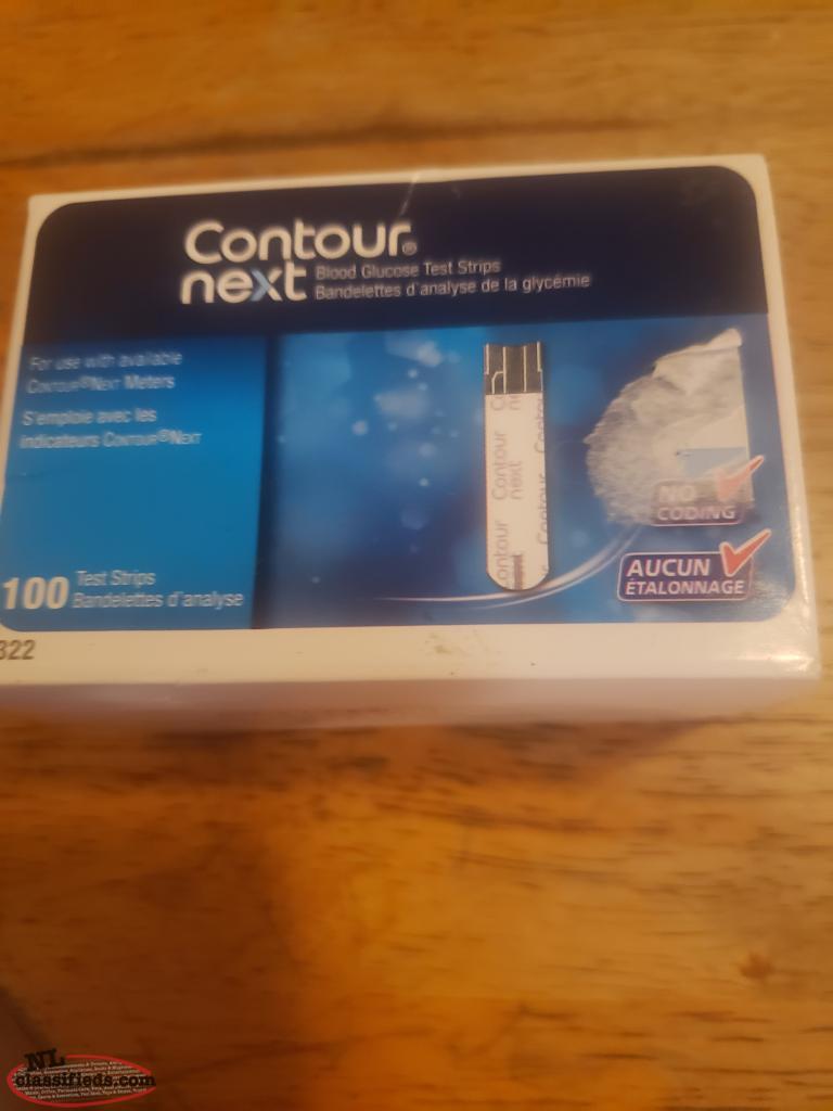 Contour next Testing strips St John's, Newfoundland Labrador NL